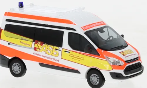 Busch Ford Transit Custom Bus HD, 2012, ASB Bonn, 1:87, Online
