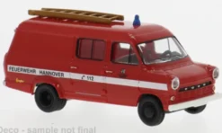 Brekina Ford Transit, 1970, Feuerwehr Hannover, 1:87, New