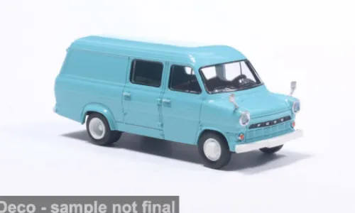 Brekina Ford Transit, helltürkis, 1970, 1:87, Best