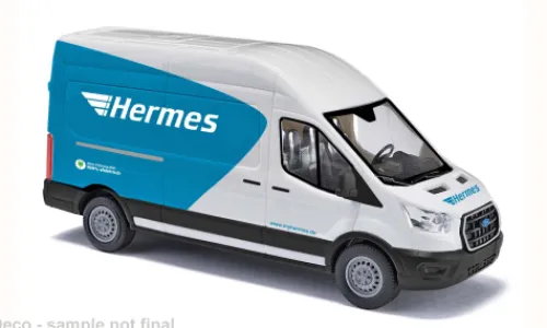 Busch Ford Transit Kasten, 2014, Hermes, 1:87, Online