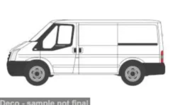 Oxford Ford Transit MK 5, weiss, 1:43, Sale