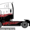 IXO America Freightliner Argosy, rot/schwarz, 2002, 1:64, New