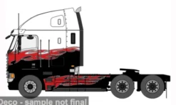 IXO America Freightliner Argosy, rot/schwarz, 2002, 1:64, New