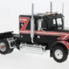 IXO Freightliner FLC 120 64 T, schwarz/rot, 1977, 1:43, Clearance