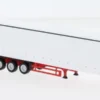 Herpa - Gardinenplanenauflieger, weiss/rot, 1:87, New