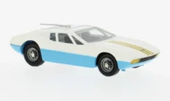 Corgi Ghia 5000 Mangusta mit De Tomaso Fahrgestell, weiss/blau, 1:43, Online