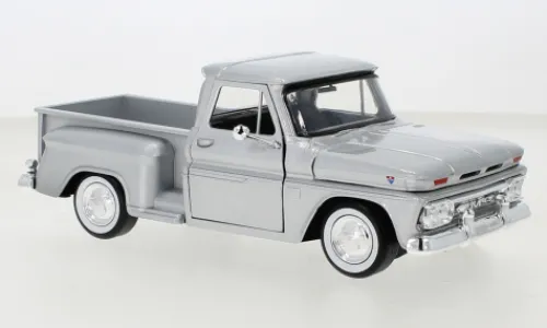 Motormax GMC C-1000 Fenderside, silber, 1966, 1:24, Clearance