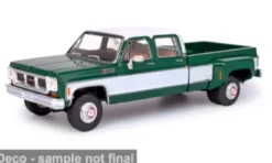IXO America GMC Sierra Grande 3500 Crew Cab Dually, grün/weiss, 1973, 1:64,