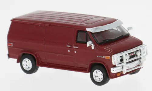 Brekina GMC Vandura, dunkelrot, 1983, 1:87, Outlet