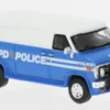 Brekina GMC Vandura, 1983, NYPD, 1:87, New