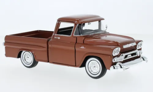 Motormax GMC 1000 Wideside, braun, 1958, 1:24,