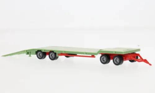 Herpa Goldhofer TU4-Anhänger, grün/rot, 1:87,