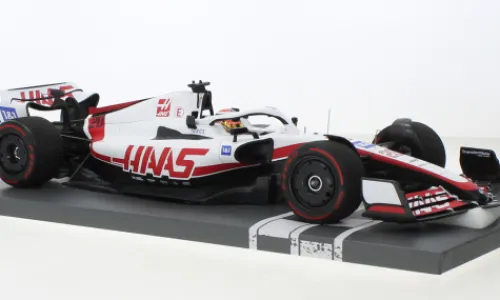Minichamps Haas VF-22, Formel 1, GP Bahrain, 2022, Haas F1 Team, #20, K.Magnussen, 1:18,