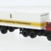 Brekina Hanomag Henschel F 221 S Koffer-SZ, 1969, Union Transport - Reemtsma, 1:87, Hot