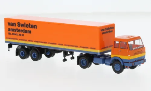 Brekina Hanomag Henschel F 161 S Koffer-SZ, 1969, van Swieten, 1:87, New