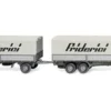 Wiking Hanomag Henschel Pritschenhängerzug, 1969, Friderici, 1:87, Outlet