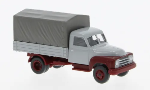 Wiking Hanomag L28, hellgrau/dunkelrot, 1950, 1:87, Discount