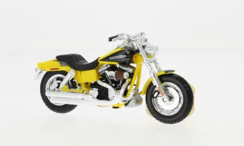 Maisto Harley Davidson CVO Fat Bob, gelb/schwarz, 2009, 1:18,