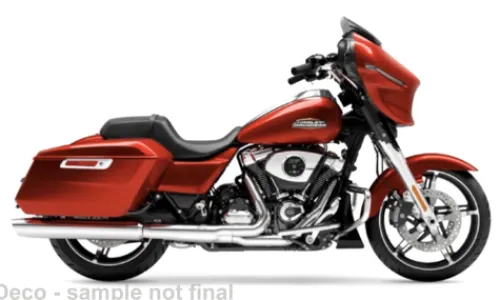 Maisto Harley Davidson Street Glide, rot, 2024, 1:18, Online