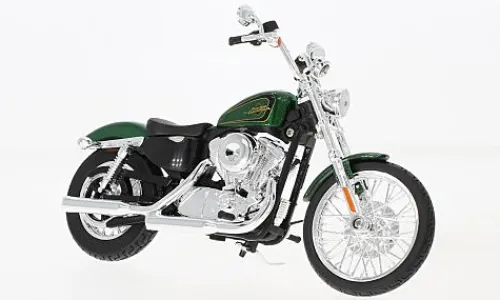 Maisto Harley Davidson XL 1200V Seventy-Two, grün, 2013, 1:12, New