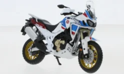 Bburago Honda Africa Twin Adventure, weiss/Dekor, 1:18, New