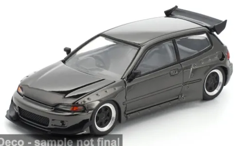 Pop Race Honda Civic EG6, anthrazit, 1:64, Hot