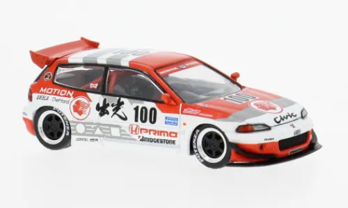 Pop Race Honda Civic EG6 v1.5, #100, 1:64, Best