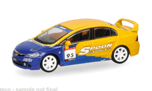 Micro City 87 Honda Civic FD2, gelb/blau, 1:87,