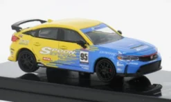 Para64 Honda Civic Type R FL5, blau/gelb, 2023, 1:64,
