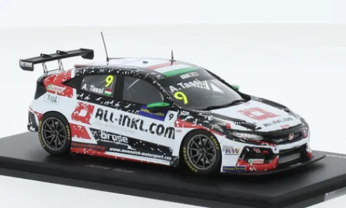 Spark Honda Civic Type R TCR, WTCR, Nürburgring, 2020, All-Inkl.com Münnich Motorsport, #9, A.Tassi, 1:43, New