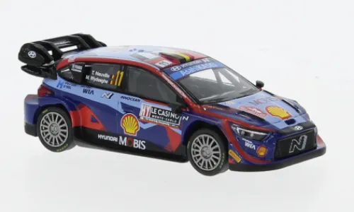 Mini GT Hyundai i20 N Rally1, Rallye WM, Rallye Monte Carlo, 2023, #11, T.Neuville/M.Wydaeghe, 1:64,