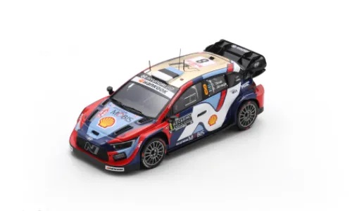 Spark Hyundai i20 N Rally1, Rally Monte Carlo, 2025, Hyundai Shell Mobis WRT, #8, O.Tänak/M.Järveoja, 1:43,