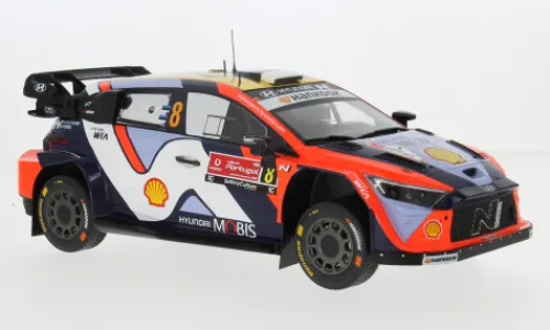 IXO Hyundai i20 N Rally1, Rally Portugal, 2025, #8, O.Tänak/M.Järveoja, 1:18, New