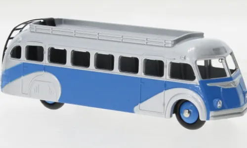 Dinky Toys / Atlas Isobloc Autocar, silber/blau,