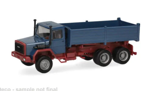 Herpa Iveco Hauber, blau/dunkelrot, 1:87, Sale
