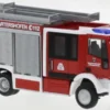 Rietze Iveco Magirus HLF Team Cab, Feuerwehr Hartershofen, 1:87, New