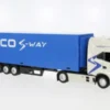 Bburago Iveco S-Way 570, silber/blau, 1:43, Clearance