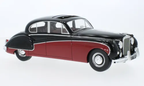 BoS-Models Jaguar MK VIII, schwarz/dunkelrot, 1957, 1:18, Sale