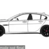 Oxford Jaguar XE, weiss, 1:76, Clearance