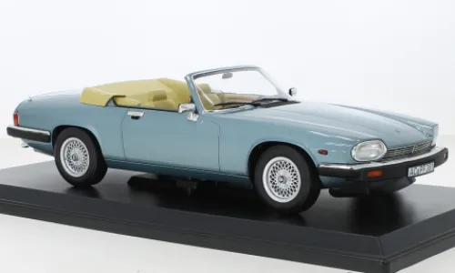 Norev Jaguar XJ-S 5.3 H.E. Convertible, hellblau, 1988, 1:18, Clearance
