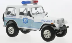 Greenlight Jeep CJ-7 Clearwater, 1982, Florida Police Department, 1:18, Online