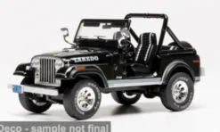 IXO Jeep CJ-7 Laredo, schwarz, 1980, 1:43, New