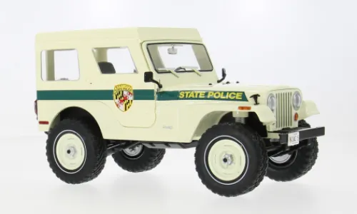 Greenlight Jeep CJ-5, 1983, Maryland State Police, 1:18,