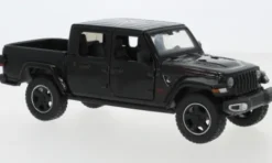 Motormax Jeep Gladiator Rubicon, schwarz, 2021, 1:24, Best