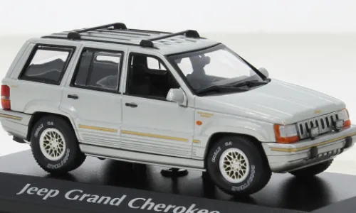 Maxichamps Jeep Grand Cherokee, silber, 1995, 1:43,
