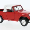 Welly Jeep Jeepster Commando Pick Up, rot, 1967, 1:24, Clearance