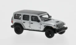 Micro City 87 Jeep Wrangler, silber, 2017, 1:87, Hot