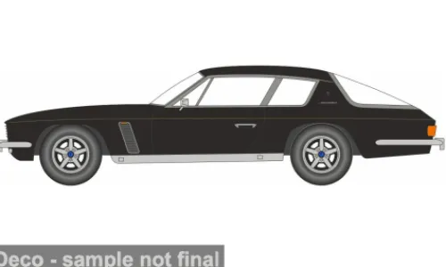 Oxford Jensen Interceptor Series 3, schwarz, 1:43, New
