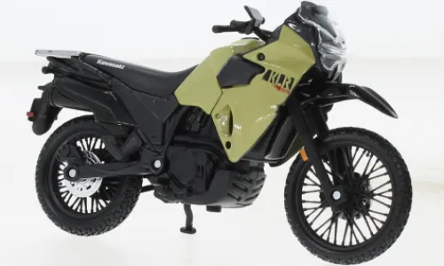 Maisto Kawasaki KLR 650, hellbraun, 2021, 1:18, Outlet