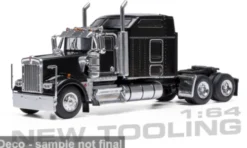IXO Kenworth W900 Sleeper Cab, schwarz, 1990, 1:64, Hot